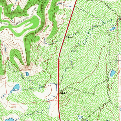United States Geological Survey Albany, TX (1965, 24000-Scale) digital map