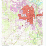 United States Geological Survey Albany West, GA (1997, 24000-Scale) digital map