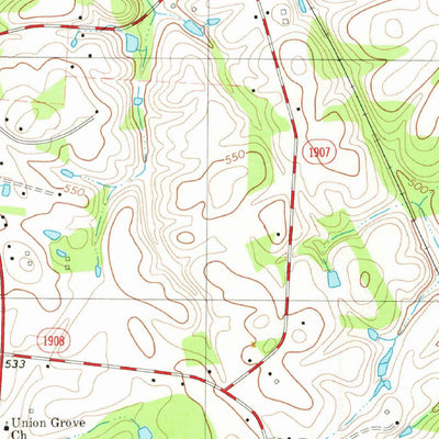 United States Geological Survey Albemarle, NC (1981, 24000-Scale) digital map