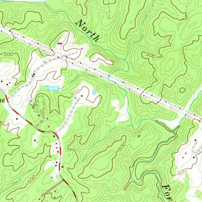 United States Geological Survey Alberene, VA (1967, 24000-Scale) digital map