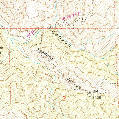 United States Geological Survey Alberhill, CA (1954, 24000-Scale) digital map
