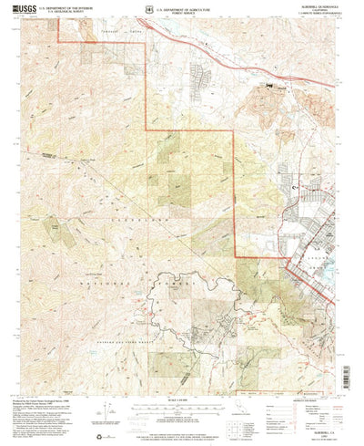 United States Geological Survey Alberhill, CA (1997, 24000-Scale) digital map
