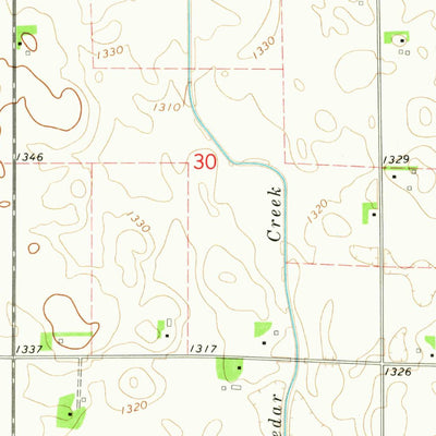 United States Geological Survey Albert City, IA (1971, 24000-Scale) digital map