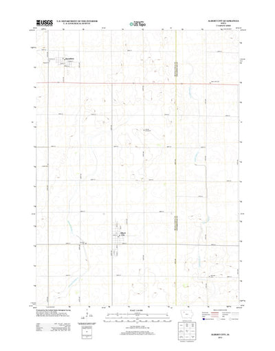 United States Geological Survey Albert City, IA (2013, 24000-Scale) digital map