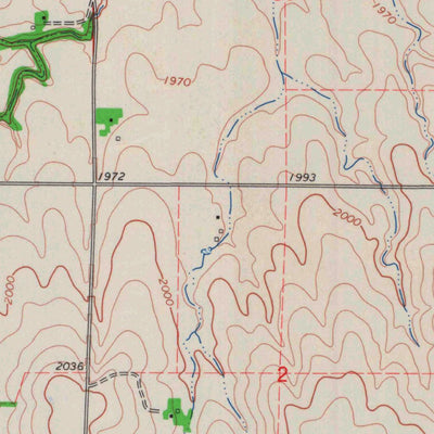 United States Geological Survey Albert, KS (1965, 24000-Scale) digital map