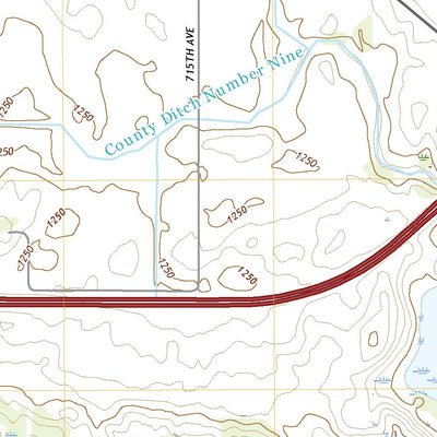 United States Geological Survey Albert Lea West, MN (2022, 24000-Scale) digital map