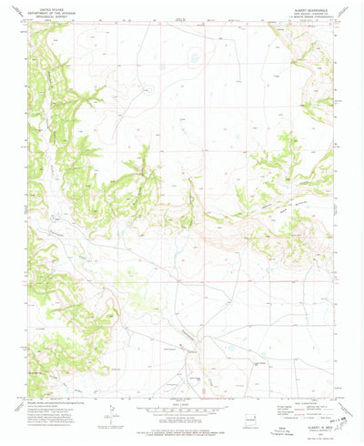 United States Geological Survey Albert, NM (1973, 24000-Scale) digital map