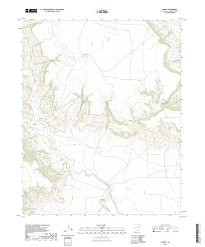 United States Geological Survey Albert, NM (2023, 24000-Scale) digital map
