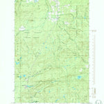 United States Geological Survey Alberta, MI (1985, 24000-Scale) digital map