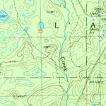 United States Geological Survey Alberta, MI (1985, 24000-Scale) digital map