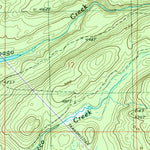 United States Geological Survey Alberta, MI (1985, 24000-Scale) digital map