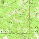 United States Geological Survey Alberton, MT (1959, 62500-Scale) digital map