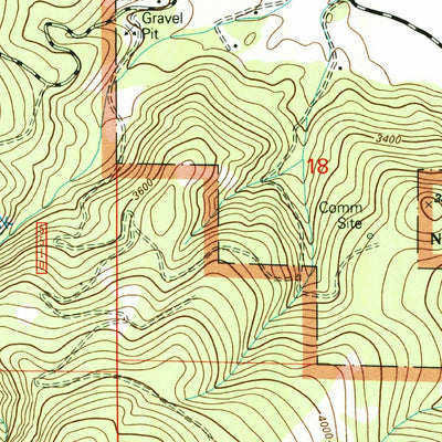 United States Geological Survey Alberton, MT (1999, 24000-Scale) digital map