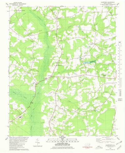 United States Geological Survey Albertson, NC (1980, 24000-Scale) digital map