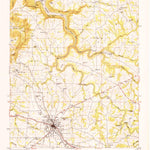 United States Geological Survey Albertville, AL (1950, 24000-Scale) digital map