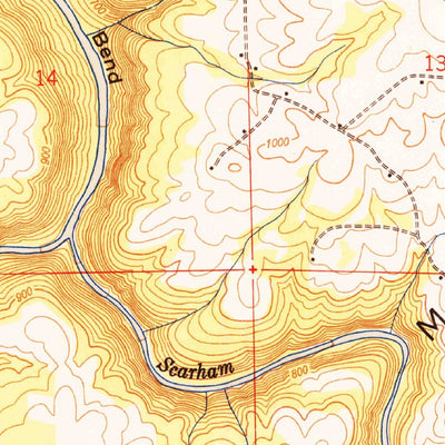 United States Geological Survey Albertville, AL (1950, 24000-Scale) digital map