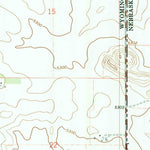 United States Geological Survey Albin, WY-NE (1991, 24000-Scale) digital map