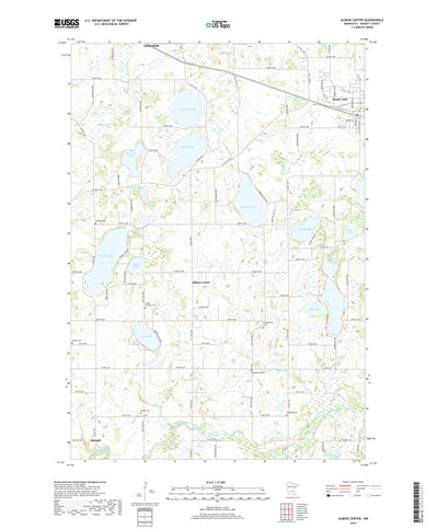 United States Geological Survey Albion Center, MN (2019, 24000-Scale) digital map