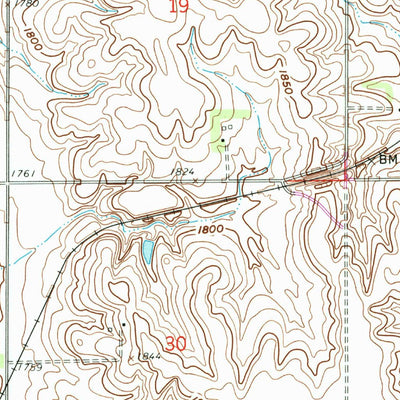 United States Geological Survey Albion East, NE (1958, 24000-Scale) digital map