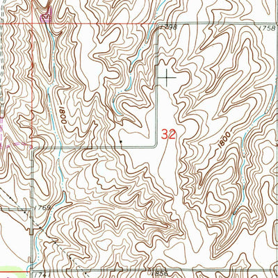 United States Geological Survey Albion East, NE (1958, 24000-Scale) digital map
