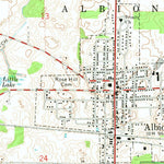 United States Geological Survey Albion, IN (1973, 24000-Scale) digital map