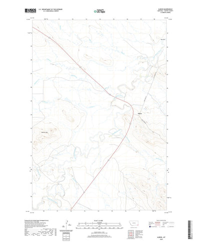 United States Geological Survey Albion, MT (2020, 24000-Scale) digital map