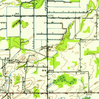 United States Geological Survey Albion, NY (1950, 62500-Scale) digital map