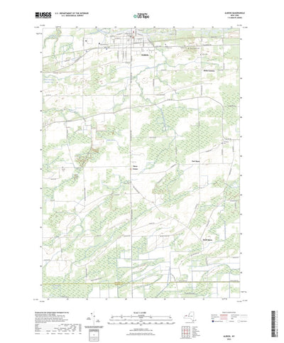United States Geological Survey Albion, NY (2023, 24000-Scale) digital map