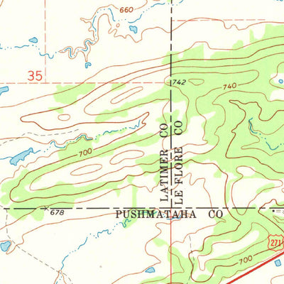 United States Geological Survey Albion, OK (1971, 24000-Scale) digital map