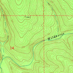 United States Geological Survey Albion SE, OK (1971, 24000-Scale) digital map