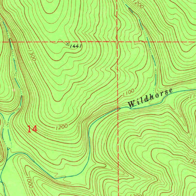 United States Geological Survey Albion SE, OK (1971, 24000-Scale) digital map