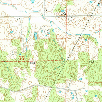 United States Geological Survey Albion South, IL (1971, 24000-Scale) digital map