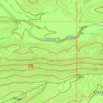 United States Geological Survey Albion SW, OK (1971, 24000-Scale) digital map