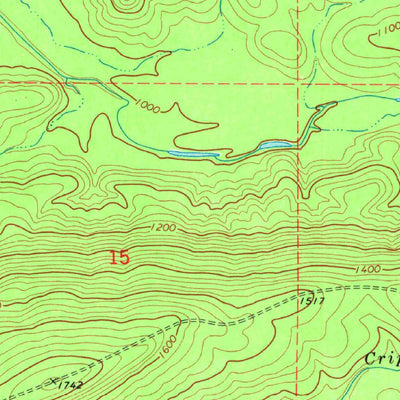 United States Geological Survey Albion SW, OK (1971, 24000-Scale) digital map