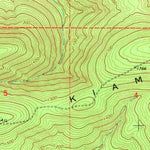 United States Geological Survey Albion SW, OK (1971, 24000-Scale) digital map