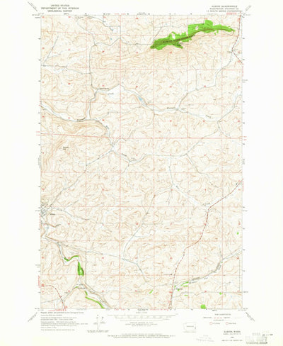 United States Geological Survey Albion, WA (1964, 24000-Scale) digital map