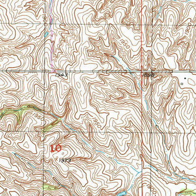 United States Geological Survey Albion West, NE (1954, 24000-Scale) digital map