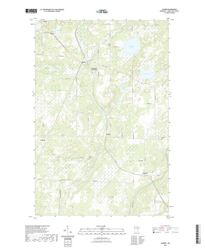 United States Geological Survey Alborn, MN (2022, 24000-Scale) digital map