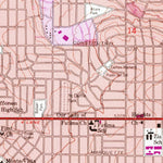 United States Geological Survey Albuquerque East, NM (1960, 24000-Scale) digital map