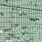 United States Geological Survey Albuquerque East, NM (1990, 24000-Scale) digital map