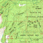United States Geological Survey Albuquerque, NM (1963, 250000-Scale) digital map