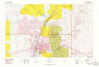 United States Geological Survey Albuquerque, NM (1978, 100000-Scale) digital map