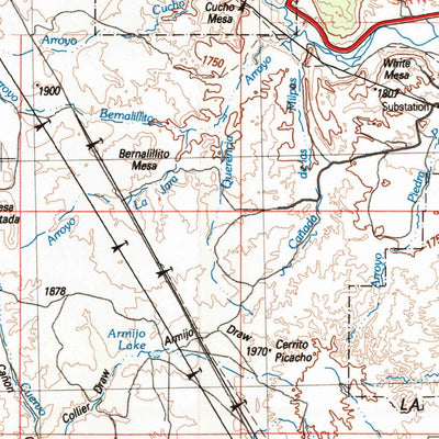 United States Geological Survey Albuquerque, NM (1983, 250000-Scale) digital map