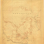 United States Geological Survey Albuquerque W, NM (1883, 250000-Scale) digital map