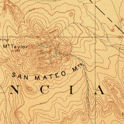 United States Geological Survey Albuquerque W, NM (1883, 250000-Scale) digital map