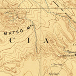 United States Geological Survey Albuquerque W, NM (1892, 250000-Scale) digital map
