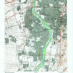 United States Geological Survey Albuquerque West, NM (1990, 24000-Scale) digital map