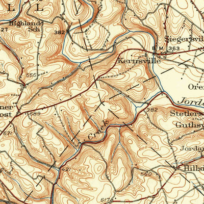 United States Geological Survey Alburtis, PA (1942, 62500-Scale) digital map