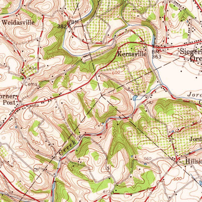 United States Geological Survey Alburtis, PA (1957, 62500-Scale) digital map