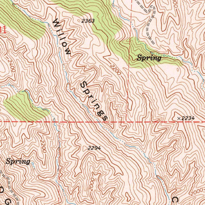 United States Geological Survey Alcalde Hills, CA (1969, 24000-Scale) digital map